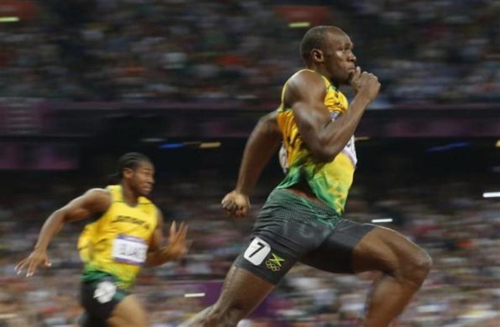 Usain Bolt ở nội dung 200m.